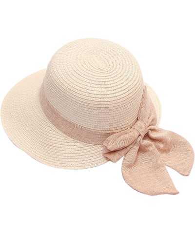 Beach Comber Hat Summer Hats for Women Wide Bongrace Women Straw Beach Hat Little Girl Sun Cap Ladies Summer Hats Pink $13.69...