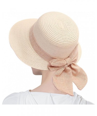 Beach Comber Hat Summer Hats for Women Wide Bongrace Women Straw Beach Hat Little Girl Sun Cap Ladies Summer Hats Pink $13.69...