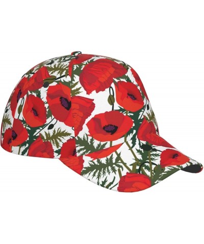 Flower Pattern Print Baseball Cap Adjustable Size for Running Workouts and Outdoor Activities Outdoor Cap Flower Pattern $12....