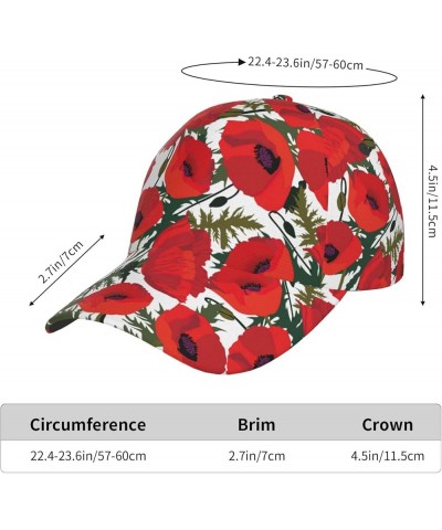 Flower Pattern Print Baseball Cap Adjustable Size for Running Workouts and Outdoor Activities Outdoor Cap Flower Pattern $12....