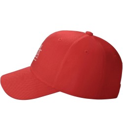 Original Vintage Line Design Baseball Caps for Men Women Hat Adjustable Cap Trucker Hats Dad Cap Red $13.24 Baseball Caps