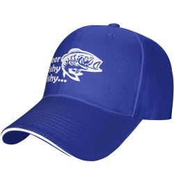 Beer Fishy Fishy Black Dad Hat Classic Adjustable Baseball Cap Hip Hop Sun Hats for Men Women Blue $11.30 Baseball Caps