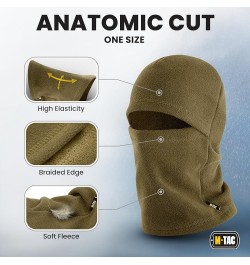 Elite Winter Fleece Balaclava - Cold Weather Mask Thermal for Winter - Men Tactical Army Olive $11.97 Balaclavas