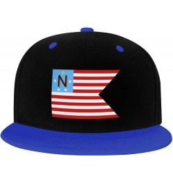 Flag of Newbury Township, Ohio Snapback Hat for Men Women Baseball Cap Trucker Flat Bill Hats Dad Caps Blue $9.94 Baseball Caps