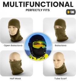 Elite Winter Fleece Balaclava - Cold Weather Mask Thermal for Winter - Men Tactical Army Olive $11.97 Balaclavas