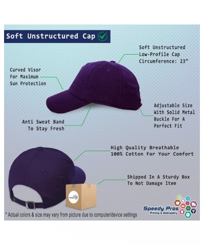 Custom Soft Baseball Cap Service Dog Embroidery Dogs Twill Cotton Giraffe Dad Hats for Men & Women Purple Design Only $13.50 ...