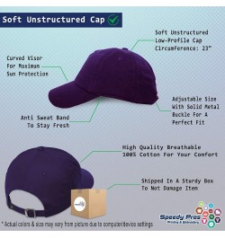 Custom Soft Baseball Cap Service Dog Embroidery Dogs Twill Cotton Giraffe Dad Hats for Men & Women Purple Design Only $13.50 ...