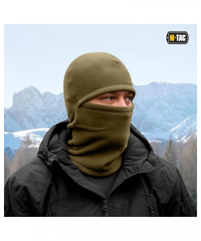 Elite Winter Fleece Balaclava - Cold Weather Mask Thermal for Winter - Men Tactical Army Olive $11.97 Balaclavas