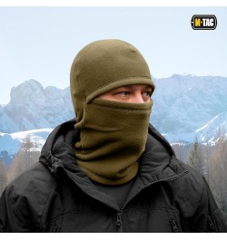 Elite Winter Fleece Balaclava - Cold Weather Mask Thermal for Winter - Men Tactical Army Olive $11.97 Balaclavas