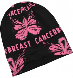 Breast Cancer Awareness Comfort Elegance Knitted Hat Black Daily for Men Women $13.42 Skullies & Beanies