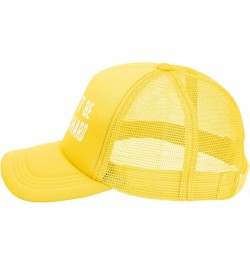 Don't Be A Richard Trucker Hat Baseball Cap Yellow $11.73 Baseball Caps