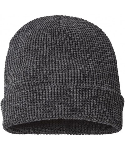 RICHARDSON 146 Waffle Knit Beanie Heather Charcoal $8.69 Skullies & Beanies