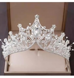 Hair Jewelry Crown Tiaras for Women Wedding Crown Hair Jewelry Bridal Hair Accessories Women Baroque Crown Rhinestones Crysta...