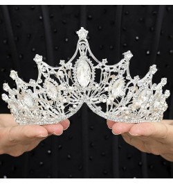 Hair Jewelry Crown Tiaras for Women Wedding Crown Hair Jewelry Bridal Hair Accessories Women Baroque Crown Rhinestones Crysta...