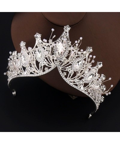 Hair Jewelry Crown Tiaras for Women Wedding Crown Hair Jewelry Bridal Hair Accessories Women Baroque Crown Rhinestones Crysta...