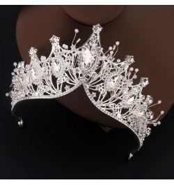 Hair Jewelry Crown Tiaras for Women Wedding Crown Hair Jewelry Bridal Hair Accessories Women Baroque Crown Rhinestones Crysta...