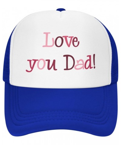 Mesh Dad Hat Adjustable Washed Love Dad Blue Baseball Dad Cap Funny Distressed Ball Trucker Cap for Women Men Unisex $11.38 B...