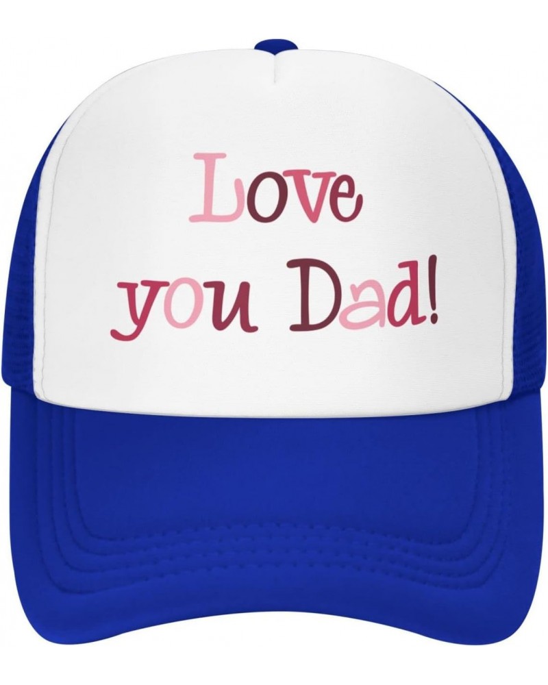 Mesh Dad Hat Adjustable Washed Love Dad Blue Baseball Dad Cap Funny Distressed Ball Trucker Cap for Women Men Unisex $11.38 B...