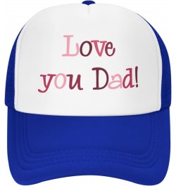 Mesh Dad Hat Adjustable Washed Love Dad Blue Baseball Dad Cap Funny Distressed Ball Trucker Cap for Women Men Unisex $11.38 B...