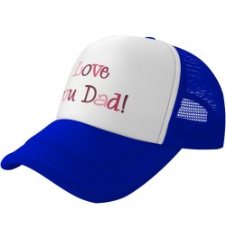 Mesh Dad Hat Adjustable Washed Love Dad Blue Baseball Dad Cap Funny Distressed Ball Trucker Cap for Women Men Unisex $11.38 B...