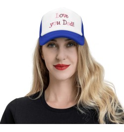 Mesh Dad Hat Adjustable Washed Love Dad Blue Baseball Dad Cap Funny Distressed Ball Trucker Cap for Women Men Unisex $11.38 B...