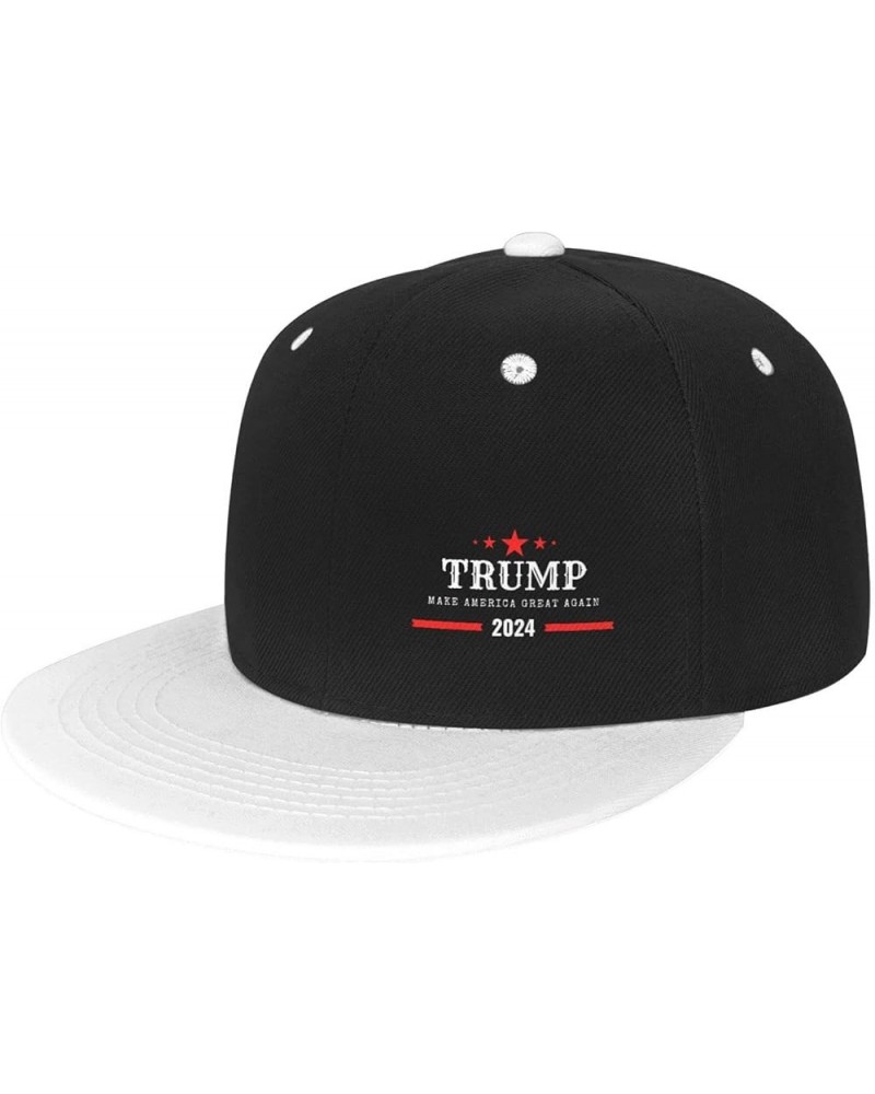 Trump 2024 Make America Great Again Baseball Hats for Men Women White Snapback Hat Cap Hip Hop Dad Hats Trucker Hat White $11...