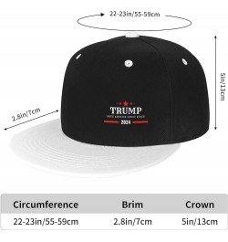 Trump 2024 Make America Great Again Baseball Hats for Men Women White Snapback Hat Cap Hip Hop Dad Hats Trucker Hat White $11...