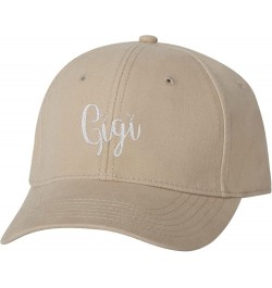 Gigi Gift Idea Grandma Aunt Dad Deluxe Trucker Flatbill Baseball Embroidered Hat Baseball Khaki $12.28 Baseball Caps