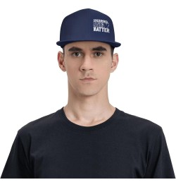 Squirrel Lives Matter Hats for Men Women Adjustable Flat Brim Bill Baseball Cap Novetly Hip Hop Trucker Hat Black Navy Blue $...