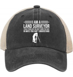 Beach hat Telescope i am a Land surveyr Solve Problems You Don't Know You Have in Ways You Can't Understand Golf Hats Allblac...