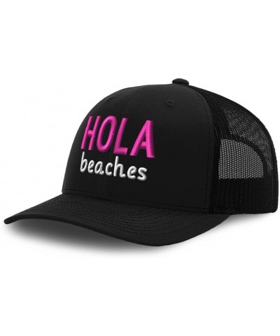 Trucker Baseball Cap Hola Beaches Cotton Dad Hats for Men & Women Black $14.81 Baseball Caps