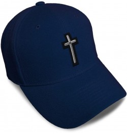 Custom Baseball Cap Chaplain Cross Embroidery Insignias Chaplain Cross Embroidery Acrylic Dad Hats for Men & Women Navy $12.2...