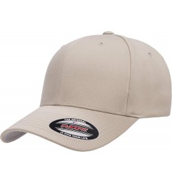 Wooly Combed Twill Fitted Baseball Cap Stone $11.00 Baseball Caps