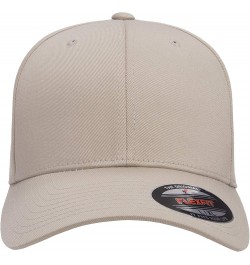 Wooly Combed Twill Fitted Baseball Cap Stone $11.00 Baseball Caps