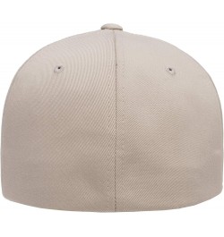 Wooly Combed Twill Fitted Baseball Cap Stone $11.00 Baseball Caps