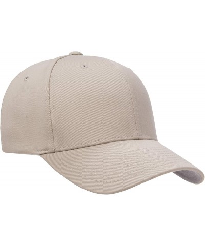 Wooly Combed Twill Fitted Baseball Cap Stone $11.00 Baseball Caps