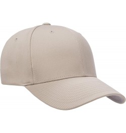 Wooly Combed Twill Fitted Baseball Cap Stone $11.00 Baseball Caps