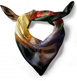 Garden Head Scarf, Japanese Leaves, Hair Wrap Multicolor $13.64 Scarves