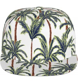 Palm Trees Baseball Cap, Flat Brim Trucker Hat, Buckle Adjustable Palm Trees2 $10.19 Baseball Caps