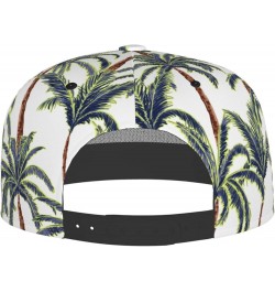 Palm Trees Baseball Cap, Flat Brim Trucker Hat, Buckle Adjustable Palm Trees2 $10.19 Baseball Caps