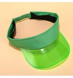 Wide Brim Hat Womens Summer Adjustable Women Empty Top Sunscreen Hat Ladies Visor Hat Baseball Caps Wide Brim Green $8.76 Sun...