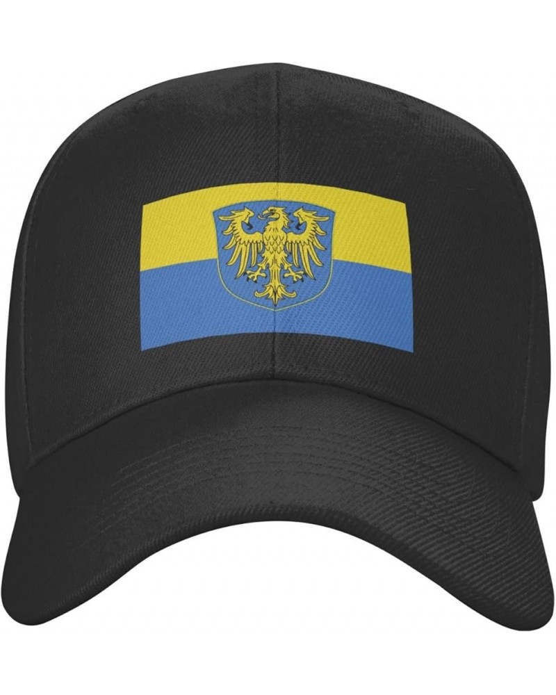 Flag of Silesians Baseball Cap for Men Women Hat Adjustable Truck Driver Baseball Caps Dad Hats Black $13.60 Baseball Caps