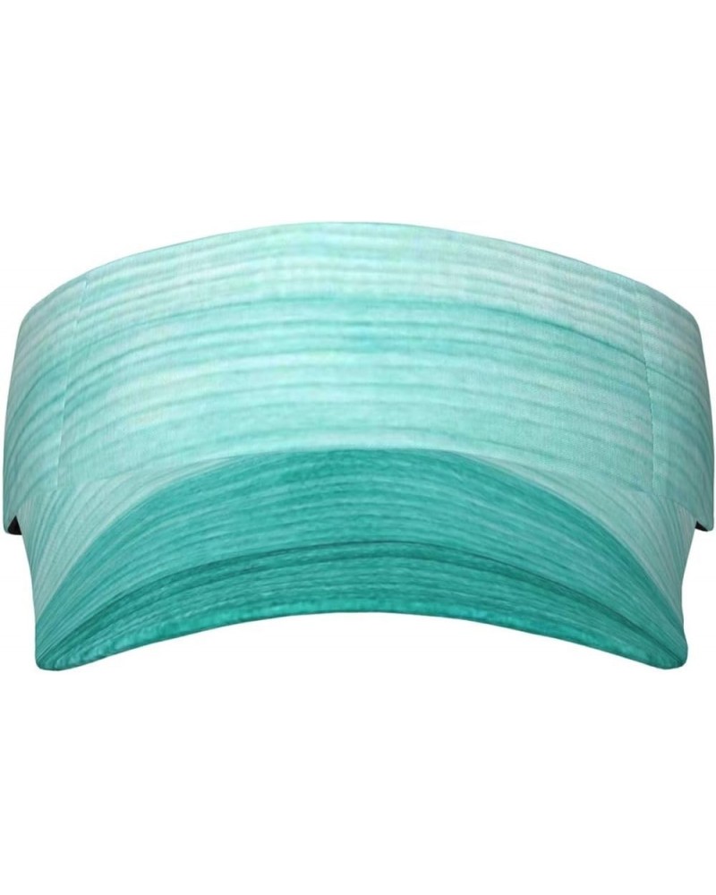 Sport Sun Visor Hat Women Men Adjustable Empty Top Beach Golf Baseball Uv Cap for Women and Men Teal Turquoise $11.65 Visors