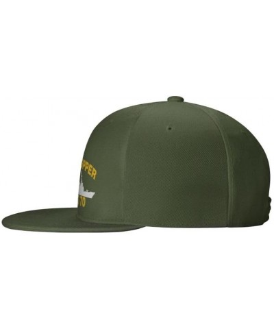 USS Hopper DDG 70 Flag-Trucker Hats Denim Hats Cowboy Knit hat Baseball Caps Fisherman's hat Moss Green $17.09 Baseball Caps