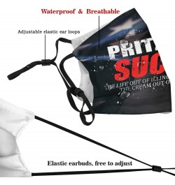 Pritzker Sucks Face Mask Adjustable Breathable Balaclava with Filter Black $10.64 Balaclavas