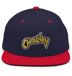 Cheat Day Snapback Hat Navy/Red $17.20 Baseball Caps