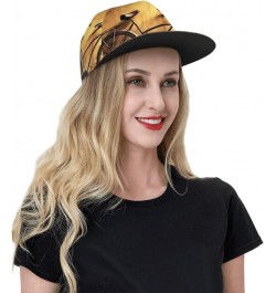 Golden Balloon Printed Adjustable Flat Brim Baseball Cap Neutral Trucker Cap Old Bicycle $13.17 Baseball Caps