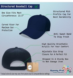 Custom Baseball Cap Cabana Boy Silver Embroidery Dad Hats for Men & Women Navy Design Only $14.84 Baseball Caps