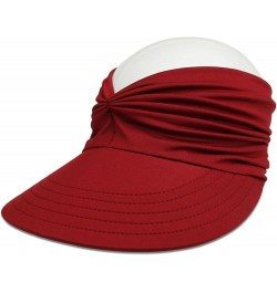 Sun hat Sun hat Empty top hat 1white Burgundy $8.43 Sun Hats