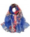 Scarfs for Women Lightweight Fashion Scarves Elegant Floral Pattern Sheer Scarfs Y-182 $5.22 Scarves